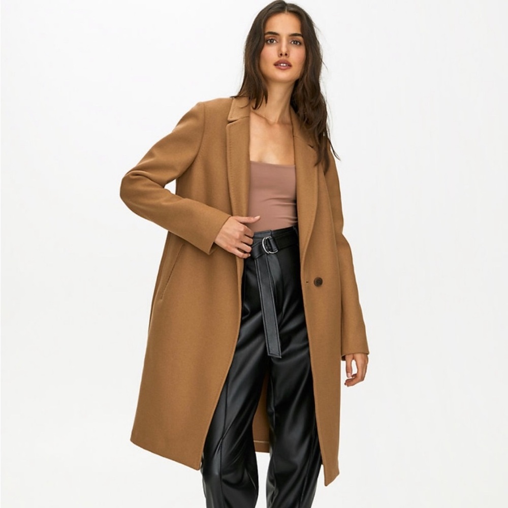 ARITZIA BABATON STEDMAN SINGLE BREASTED WOOL JACKET COAT XS